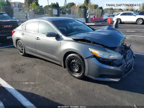 1N4AL3AP7GN330410 — 2016 Nissan Altima, Передняя часть, фото до ремонта