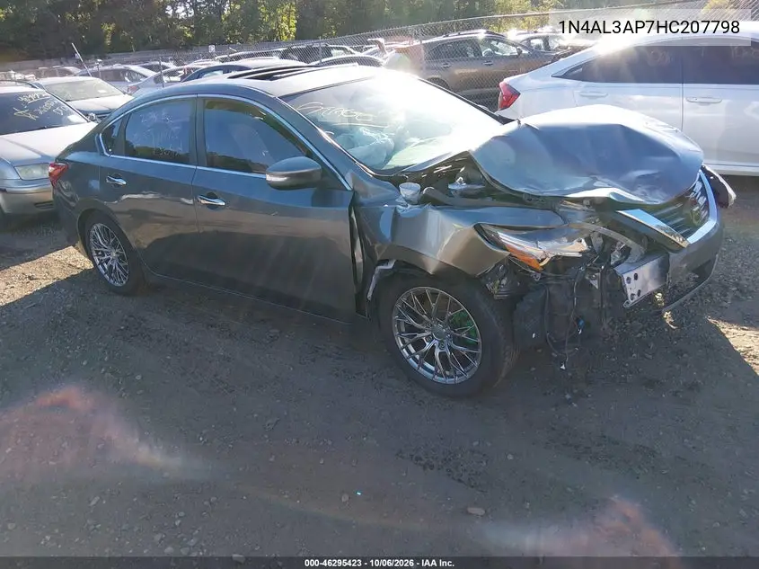 2017 Nissan Altima 2.5 Sl VIN 1N4AL3AP7HC207798 фото 1