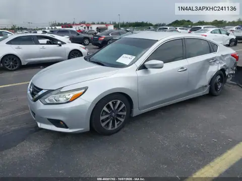 2017 Nissan Altima 2.5 Sv VIN 1N4AL3APXHC241136 фото 3