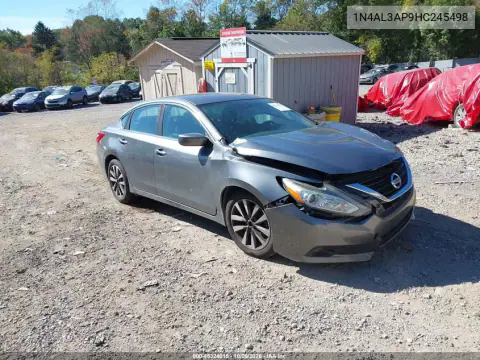 1N4AL3AP9HC245498 — 2017 Nissan Altima, Передняя часть, фото до ремонта