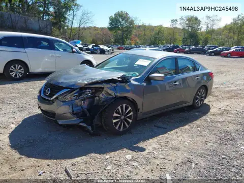 2017 Nissan Altima 2.5 Sv VIN 1N4AL3AP9HC245498 фото 2