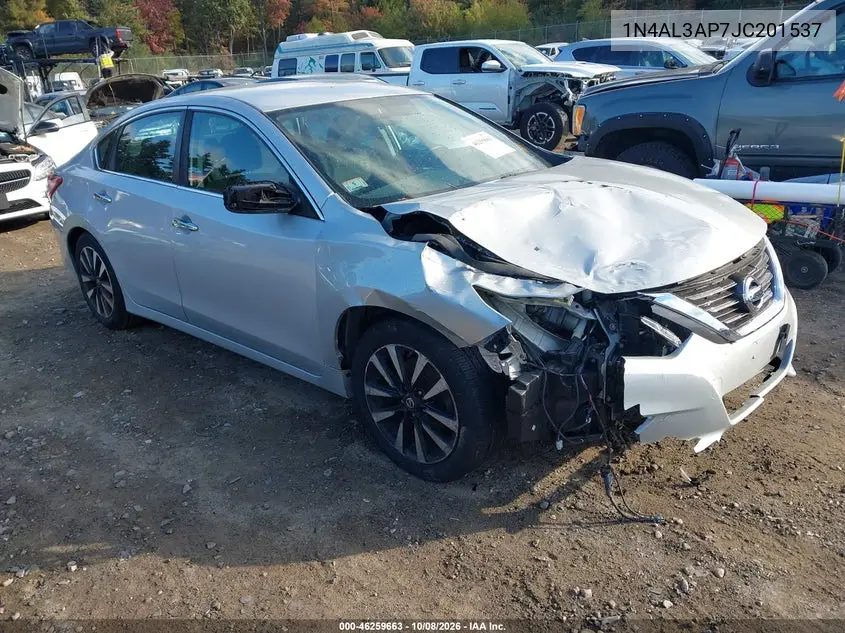 2018 Nissan Altima 2.5 Sv VIN 1N4AL3AP7JC201537 фото 1