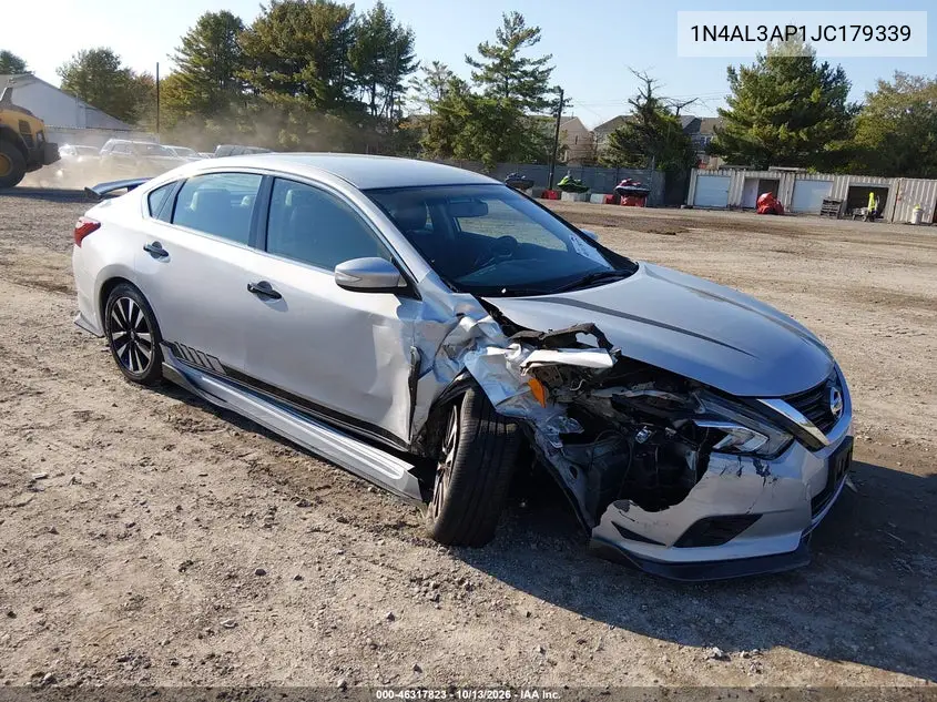 1N4AL3AP1JC179339 Nissan Altima 2018 — повреждение Передняя часть, фото до ремонта