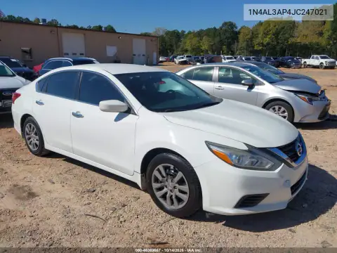 1N4AL3AP4JC247021 — 2018 Nissan Altima, фото 2 с аукциона IAAI, Передняя часть слева