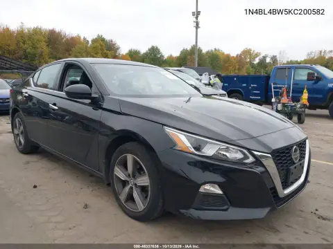 1N4BL4BW5KC200582 — 2019 Nissan Altima, Наводнение, фото до ремонта