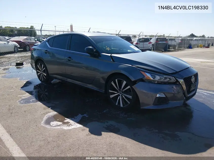 2020 Nissan Altima Sr Fwd VIN 1N4BL4CV0LC198330 фото 2