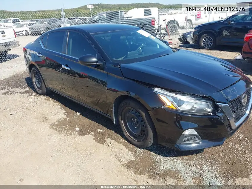 2020 Nissan Altima S Fwd VIN 1N4BL4BV4LN312576 фото 2