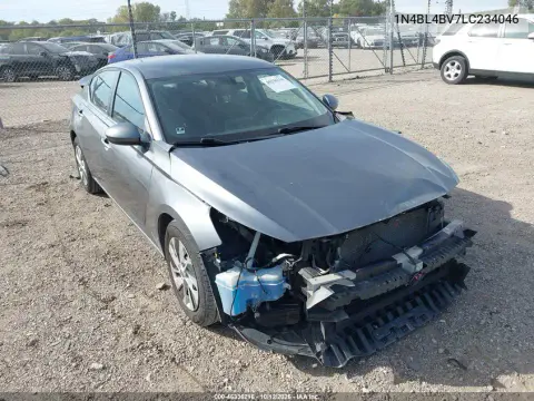 1N4BL4BV7LC234046 — 2020 Nissan Altima, Передняя часть, фото до ремонта