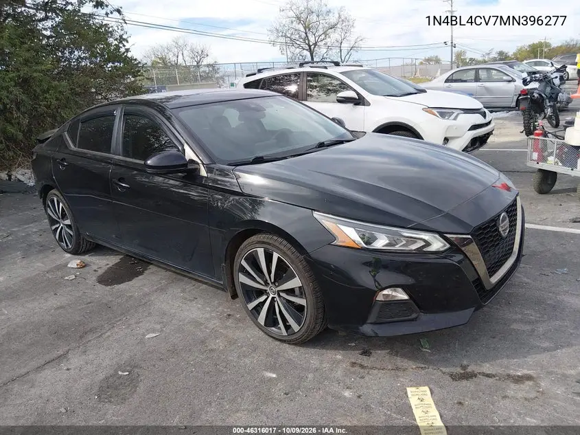 2021 Nissan Altima Sr Fwd VIN 1N4BL4CV7MN396277 фото 2