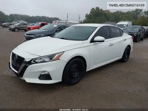 1N4BL4BV2MN316109 — 2021 Nissan Altima, фото 3 с аукциона IAAI, Передняя часть