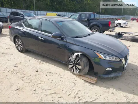 1N4BL4DV5NN309332 — 2022 Nissan Altima, Передняя часть, фото до ремонта
