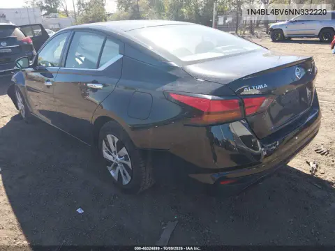 2022 Nissan Altima S Fwd VIN 1N4BL4BV6NN332220 фото 4