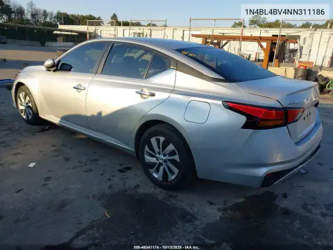 2022 Nissan Altima S Fwd VIN 1N4BL4BV4NN311186 фото 4