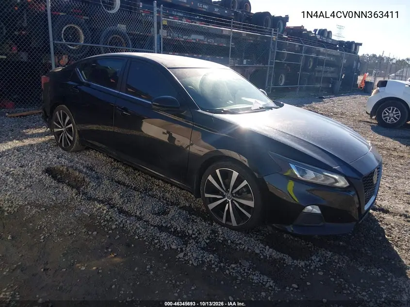 1N4AL4CV0NN363411 — 2022 Nissan Altima, фото 2 с аукциона IAAI, Внешний пожар