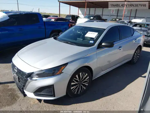 2024 Nissan Altima Sv Fwd VIN 1N4BL4DV1RN387998 фото 3