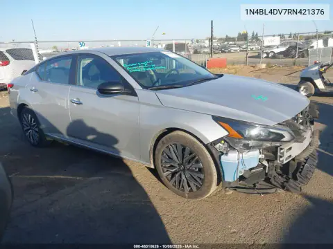 1N4BL4DV7RN421376 — 2024 Nissan Altima, Передний левый, фото до ремонта