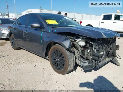 1N4BL4DV7SN413445 — 2025 Nissan Altima, Передняя часть, фото до ремонта
