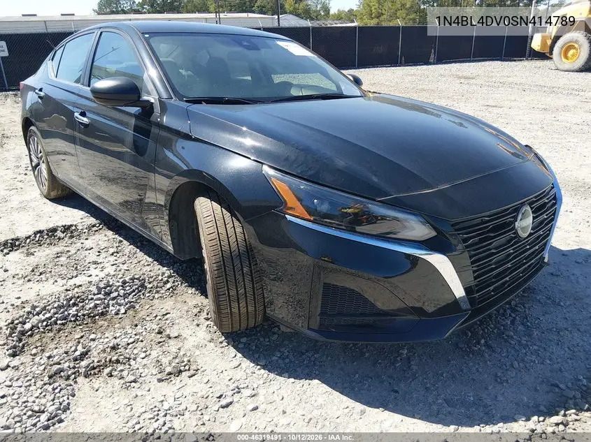 2025 Nissan Altima Sv Fwd VIN 1N4BL4DV0SN414789 фото 2