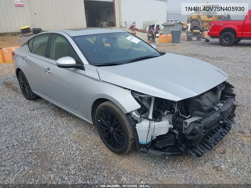 1N4BL4DV7SN405930 — 2025 Nissan Altima, фото 2 с аукциона IAAI, Передняя часть