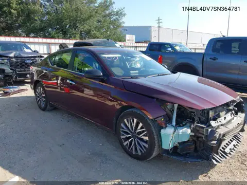 2025 Nissan Altima Sv Fwd VIN 1N4BL4DV7SN364781 фото 2