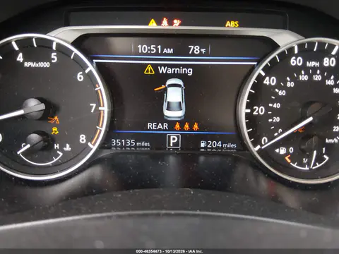 1N4BL4DV4SN380260 — 2025 Nissan Altima, Передняя часть, фото до ремонта