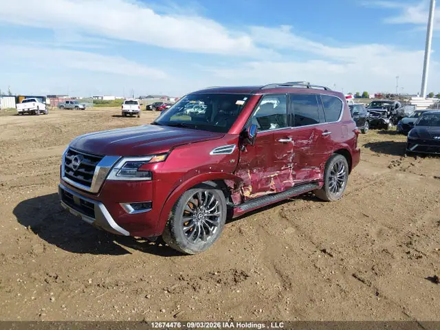 JN8AY2DB2M9794591 — 2021 Nissan Armada Platinum, фото 2 с аукциона IAAI 13.10.2026, Левый бок