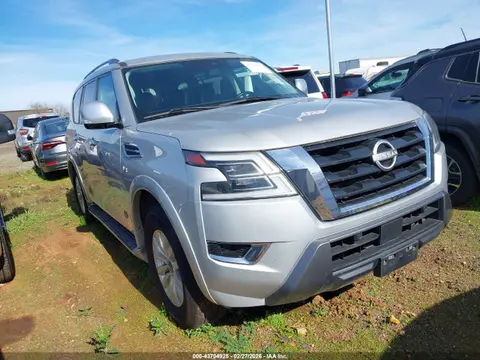 JN8AY2ACXM9145425 — 2021 Nissan Armada SV 2WD, Repossession, фото до ремонта