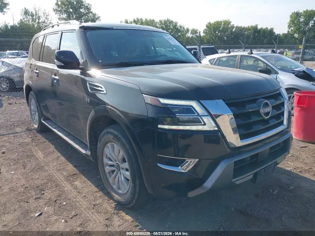 2022 Nissan Armada Sv 4wd VIN JN8AY2AD9N9675587 фото 1
