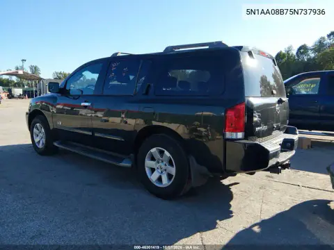 2005 Nissan Armada Le VIN 5N1AA08B75N737936 фото 4