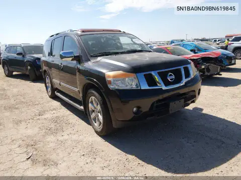 5N1BA0ND9BN619845 — 2011 Nissan Armada, Град, фото до ремонта