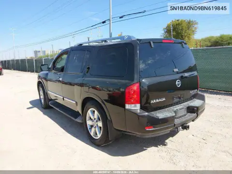 2011 Nissan Armada Platinum VIN 5N1BA0ND9BN619845 фото 3