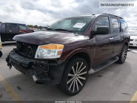 2015 Nissan Armada Sv VIN 5N1BA0NDXFN602512 фото 3