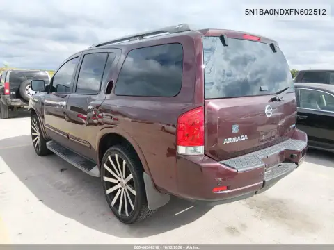 2015 Nissan Armada Sv VIN 5N1BA0NDXFN602512 фото 4