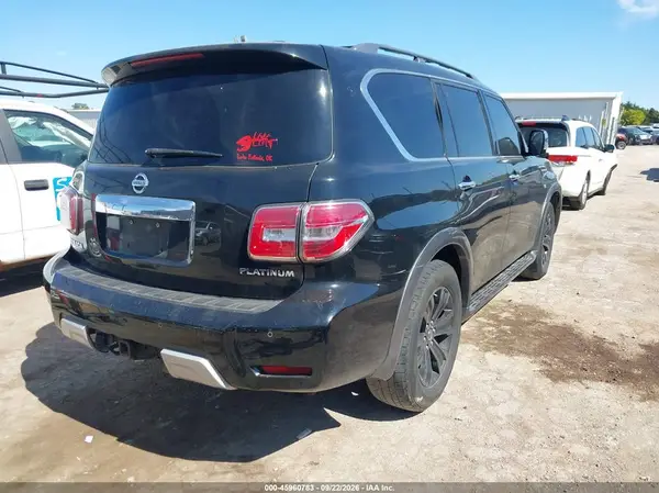 JN8AY2NC5H9501506 — 2017 Nissan Armada, фото 4 с аукциона IAAI, Передняя часть