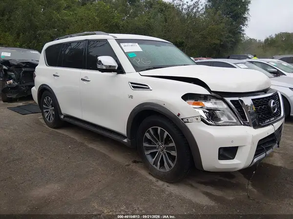 JN8AY2NC5H9501747 — 2017 Nissan Armada, Передняя часть (Front End), фото до ремонта