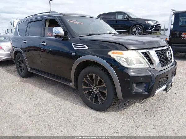 JN8AY2NF6H9302071 — 2017 Nissan Armada, Задняя часть слева (Left Rear), фото до ремонта