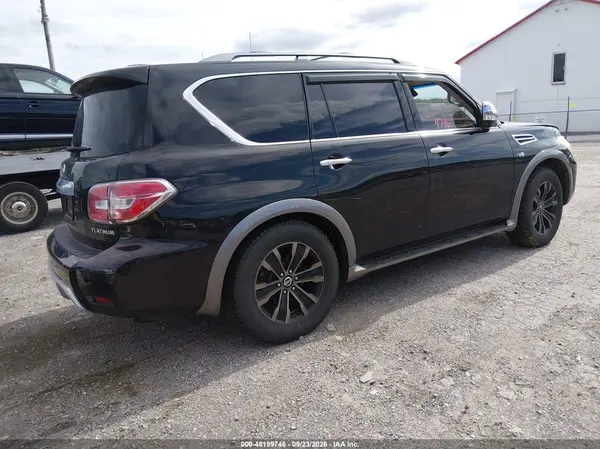 JN8AY2NF6H9302071 — 2017 Nissan Armada, фото 4 с аукциона IAAI, Задняя часть слева