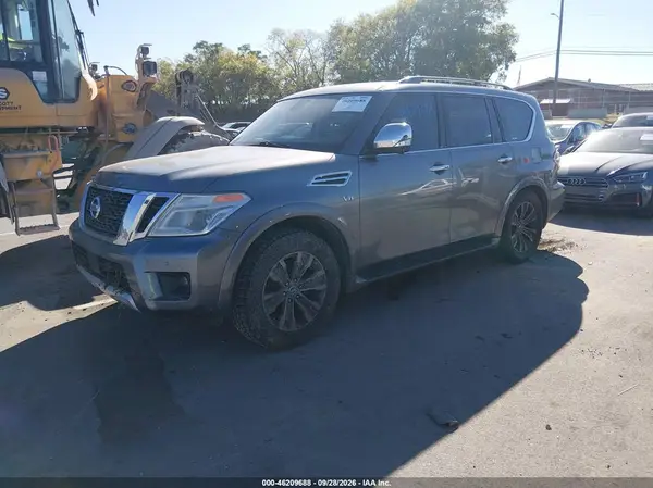 JN8AY2NF8H9304422 — 2017 Nissan Armada, фото 2 с аукциона IAAI, Передняя часть справа