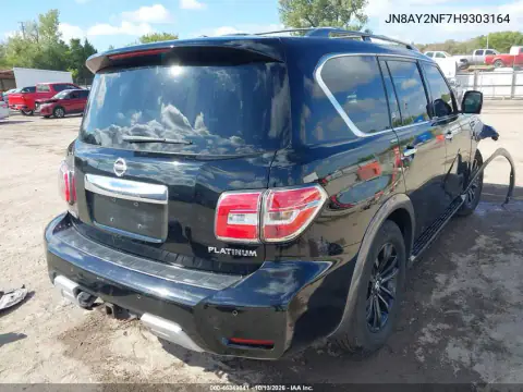 JN8AY2NF7H9303164 — 2017 Nissan Armada, фото 5 с аукциона IAAI, Передняя часть