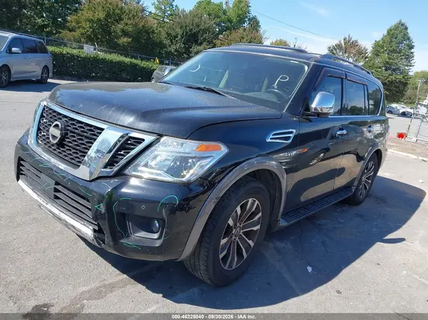 JN8AY2ND8J9057925 — 2018 Nissan Armada, фото 2 с аукциона IAAI, Передняя часть