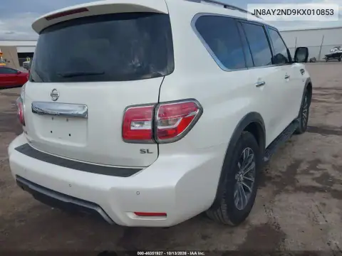 JN8AY2ND9KX010853 — 2019 Nissan Armada, фото 5 с аукциона IAAI, Передняя часть