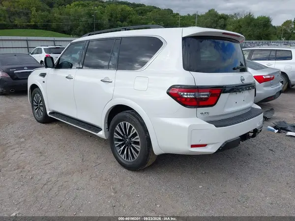 JN8AY2BA7M9374643 — 2021 Nissan Armada, фото 3 с аукциона IAAI, Передняя часть