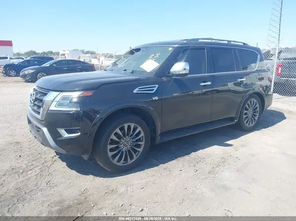 JN8AY2DA9M9375127 — 2021 Nissan Armada, фото 2 с аукциона IAAI, Пожар салона
