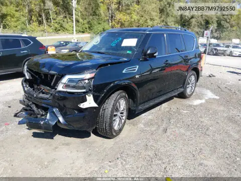 2021 Nissan Armada Sl 4Wd VIN JN8AY2BB7M9792550 фото 3