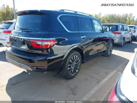 JN8AY2DA7M9374302 — 2021 Nissan Armada, фото 4 с аукциона IAAI, Боковая часть