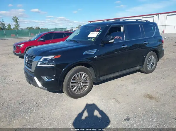 JN8AY2BBXN9811755 — 2022 Nissan Armada, фото 2 с аукциона IAAI 10.10.2026, Задняя часть справа