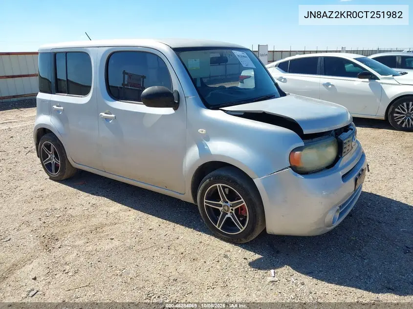 2012 Nissan Cube 1.8 S VIN JN8AZ2KR0CT251982 фото 2