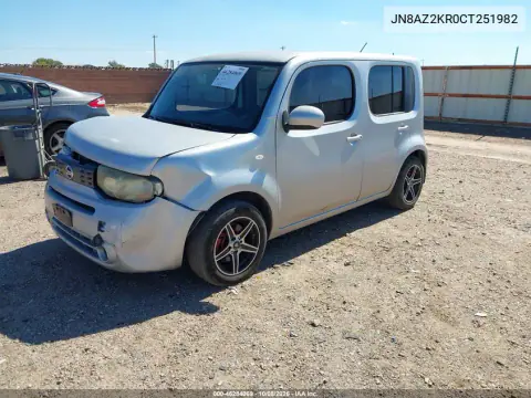 2012 Nissan Cube 1.8 S VIN JN8AZ2KR0CT251982 фото 3