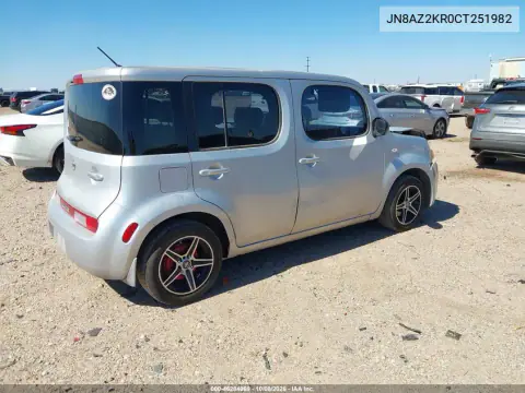 2012 Nissan Cube 1.8 S VIN JN8AZ2KR0CT251982 фото 5