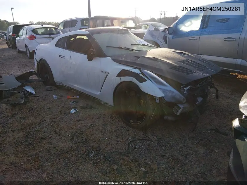 2012 Nissan Gt-R Premium VIN JN1AR5EF4CM250281 фото 1